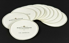 Moet & Chandon Champagner Untersetzer Servietten 9cm Ø 10 Stück (3­63)