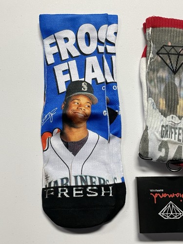 Griffey Jr Four Pair Of New Socks. 40% Off Tee Shirts And Hats (Minus UDA)! - Picture 2 of 5