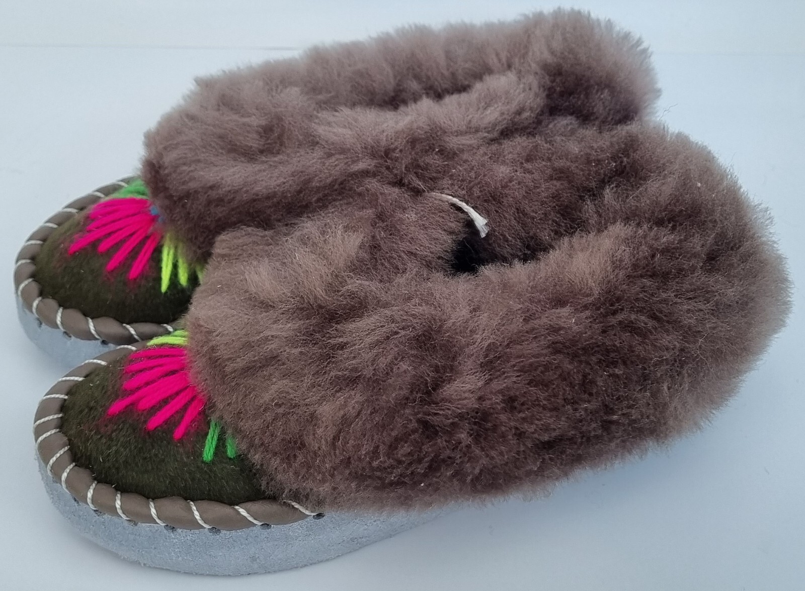 APL PELLICCIA DI AGNELLO calde PELLICCIA n.28 NUOVE pelle di pecora pelle ricamate a mano