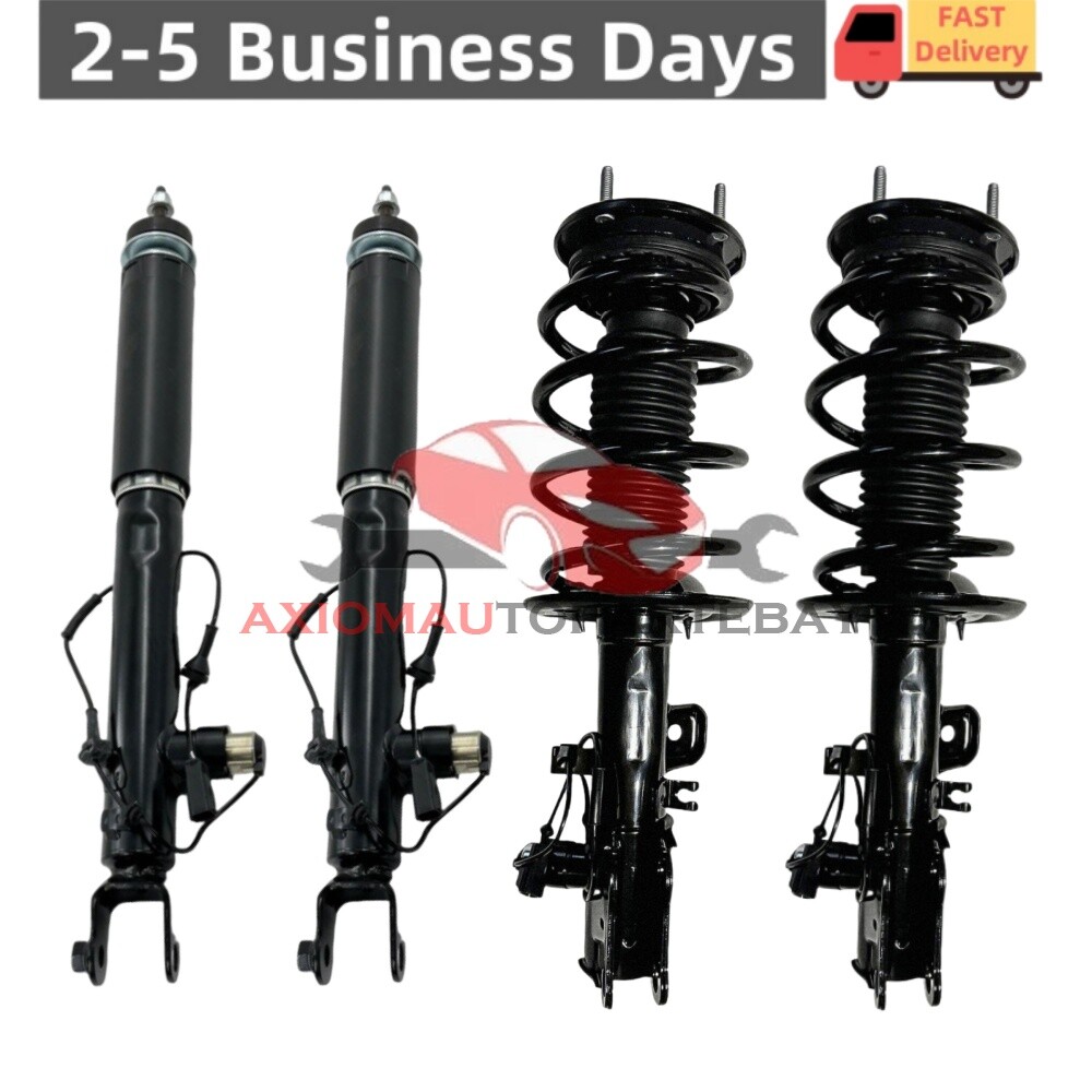 Front Pair Electronic Shocks Struts Assembly W/ Coil Springs For Lincoln MKT 2013-2019 3.5L 3.7L