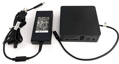 Dell TB16 K16A USB-C Thunderbolt Docking Station Dock & 180W AC Adapter Charger