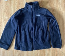 Columbia Kids Black Fleece Jacket Sz Small