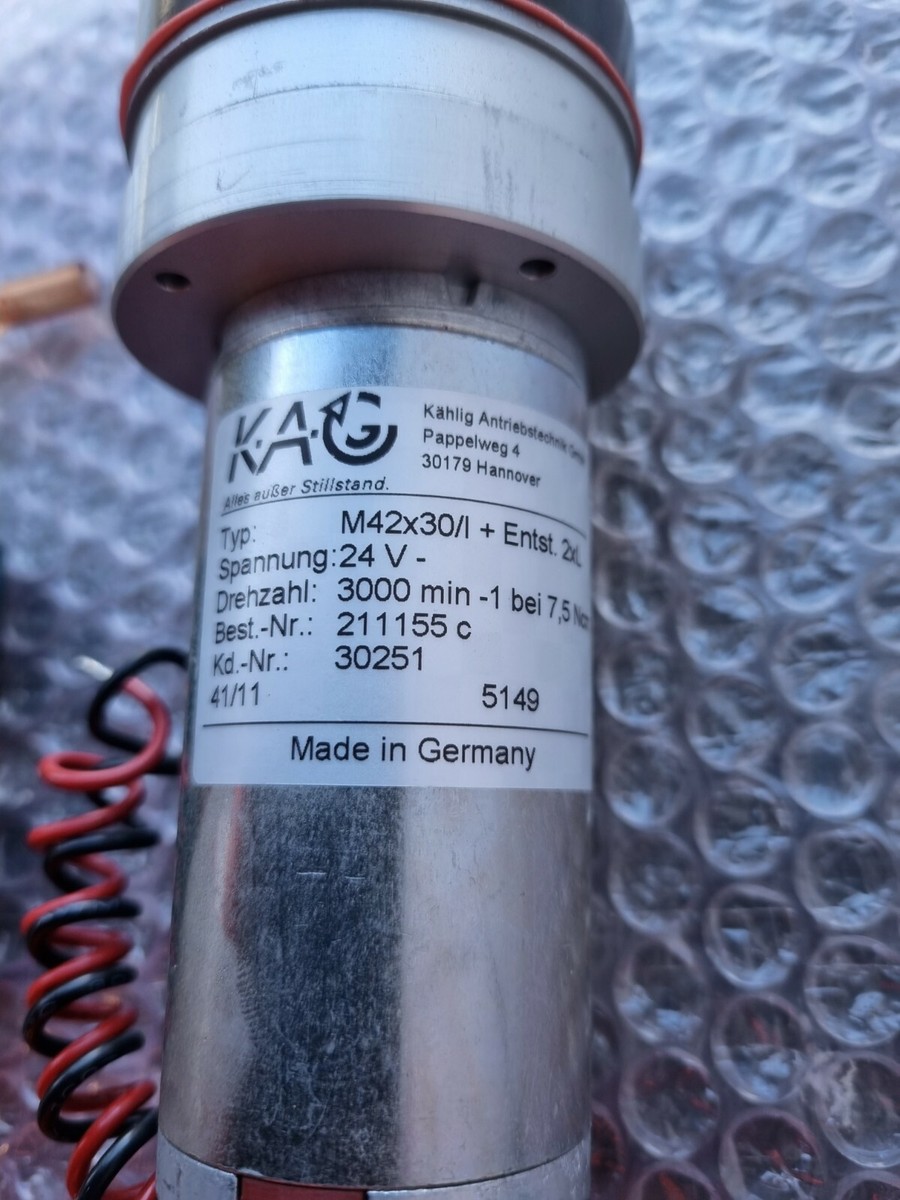 KAG M42X30/I + ENTST 2XL 30251 24V MOTOR (IN4S1B3) | eBay