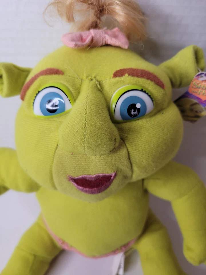 Fralda Shrek The Third Baby verde ogre Nanco Dreamworks 2006 pelúcia - Imagem 3 de 4