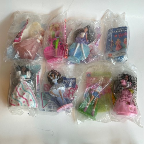Mixed Lot of McDonald's Barbie Toys, New in Package, 8 Total, Different Years - Picture 6 of 11