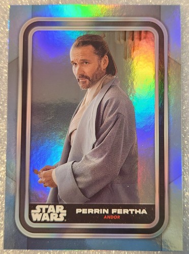 #70 PERRIN FERTHA/ALASTAIR MACKENZIE 2023 Topps Star Wars RAINBOW FOIL ...