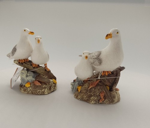 10cm Seagull Ornament Figurine Home Decor Garden Sea Theme Beach New UK - Picture 9 of 16