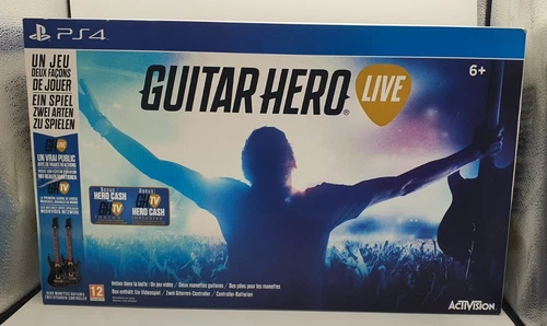 SONY - PlayStation 4 PS4 - Jeu Guitar Hero Live Pack Bundle 2 Guitares **NEUF**