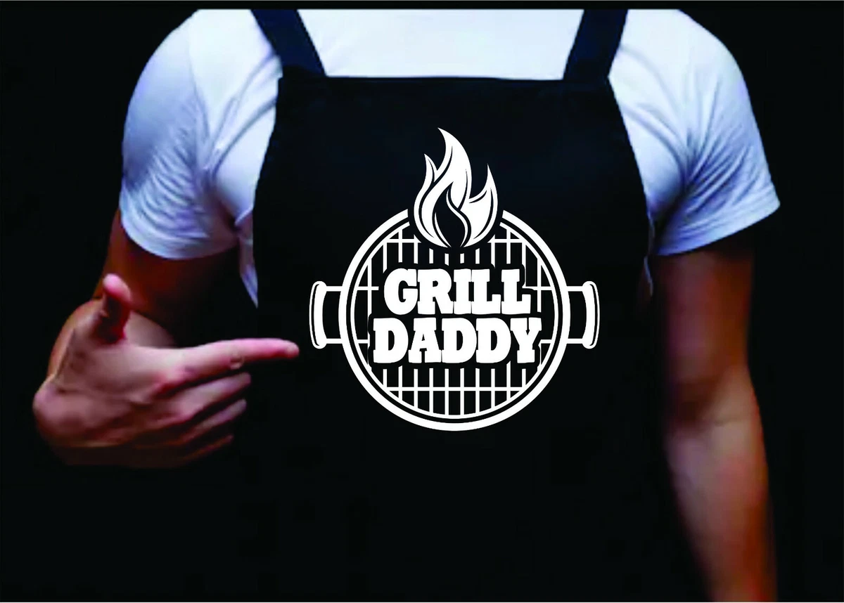 Grill Daddy, Manly Apron Funny BBQ Apron, Men's Apron for Grilling Gift for  Men