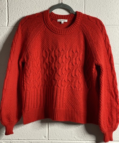 Madewell Everett Rib Play Pullover Sweater Sz XS! - 第 1/5 張圖片