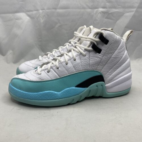 Air Jordan 12 Retro GS Basketball Turnschuhe leicht aqua Größe 5,5Y/Damen Größe 7 - Bild 1 von 11