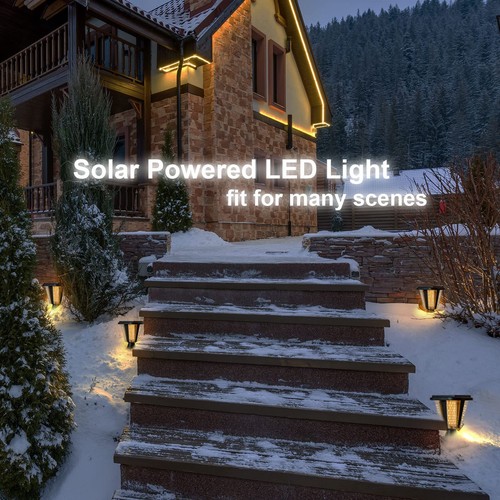 Kendal Outdoor Metal Solar Post Lights Waterproof Decorative Solar Pillar Light - Picture 6 of 8