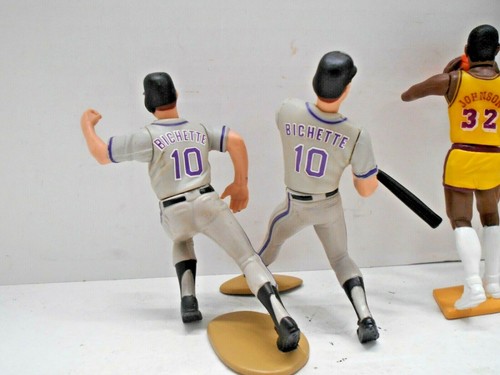 Vintage Starting Lineup Players 1993 Mutombo, 1988 Johnson, 97 Rockies Bichette - Picture 6 of 7