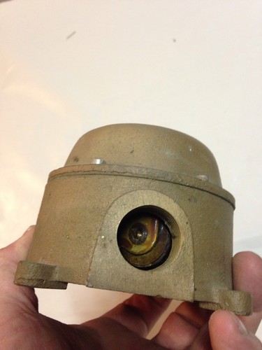 vintage industrial Brass Fire Alarm Switch Nautical Steam Punk Boat Part - Picture 4 of 5