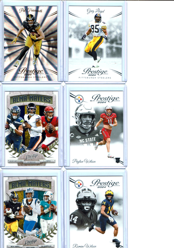 2024 Panini Prestige Pittsburgh Steelers Team Set 12 Base Cards + 3 Inserts + - Picture 2 of 2