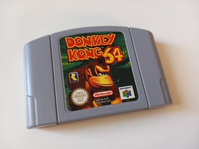 Donkey Kong 64 - Nintendo 64 - N64 Spiel - Mit Schutzhülle - Sammlerzustand!