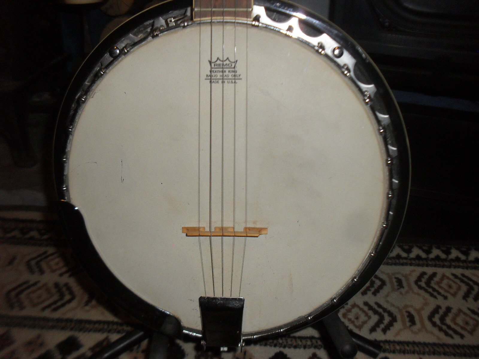 Ozark 5 string resonator banjo + padded gig bag eBay