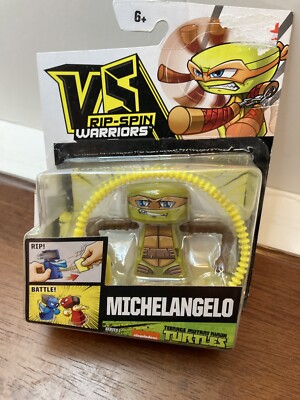 VS RIP-SPIN WARRIOR TEENAGE MUTANT NINJA TURTLES MICHELANGELO FIGURE