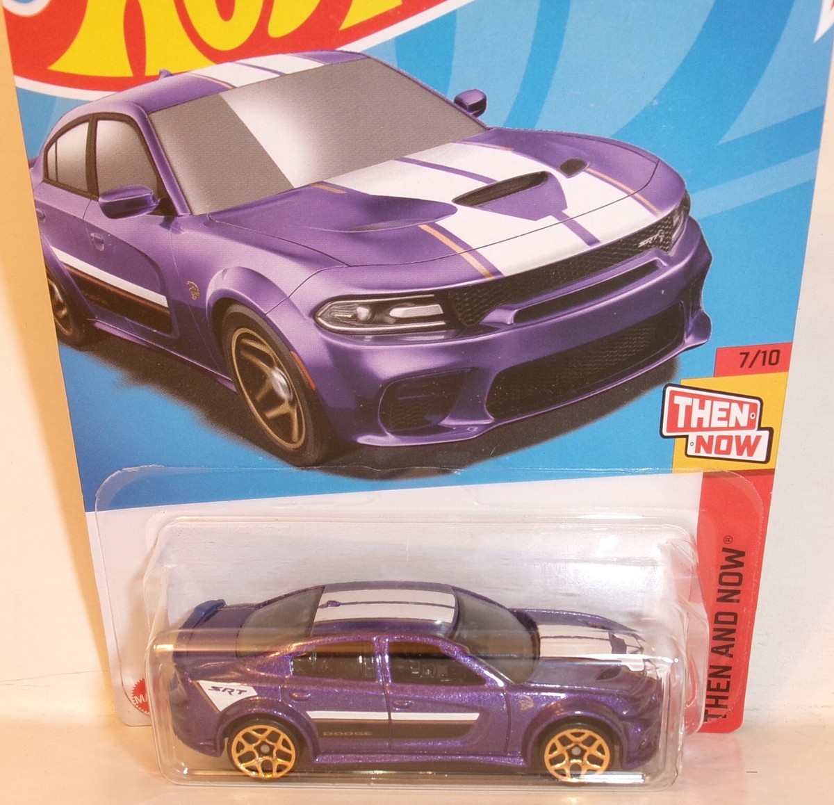 2023 HOT WHEELS 1:64 HW THEN AND NOW 7/10 PURPLE '20 DODGE CHARGER