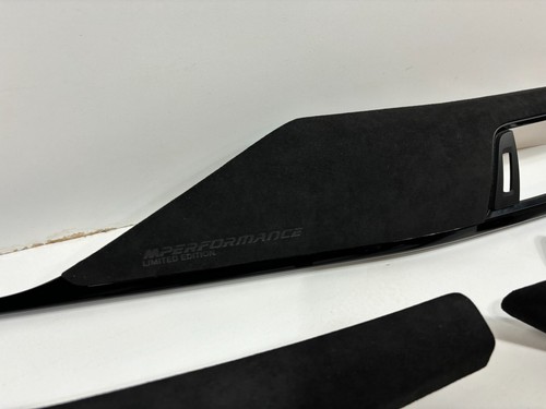 BMW F30 F31 F32 F34 M3 M4 ALCANTARA Interieurleisten Set Limited Edition LOGO RHD - Bild 5 von 12