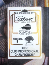 vtg - Golf Bag Tag - 1985 PGA CLUB PROFESSIONAL CHAMPIONSHIP - La Quinta GC