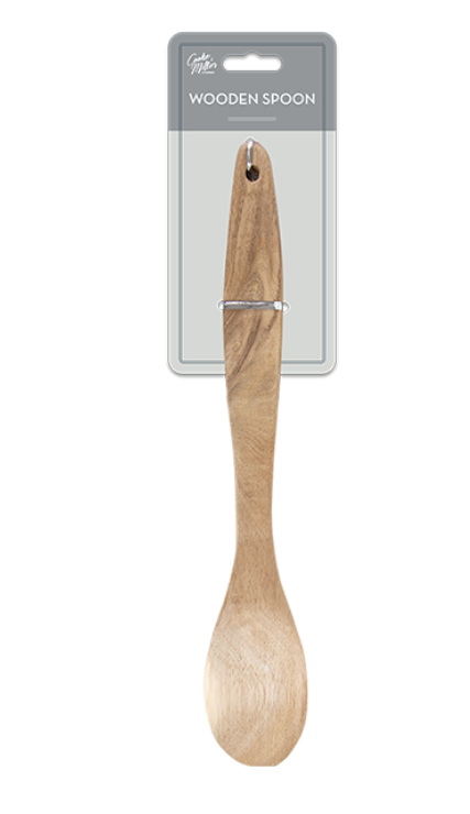 Wooden spoon Schima Wood Spoon Cooking Mixing 12"" Spoon  Kitchen Utensils Tool