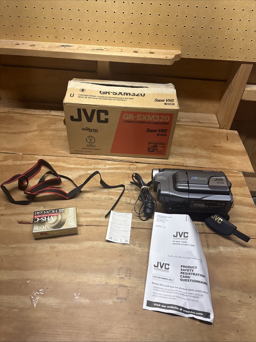 Jvc compact VHS camcorder model gr-sxm320u with battery no charger