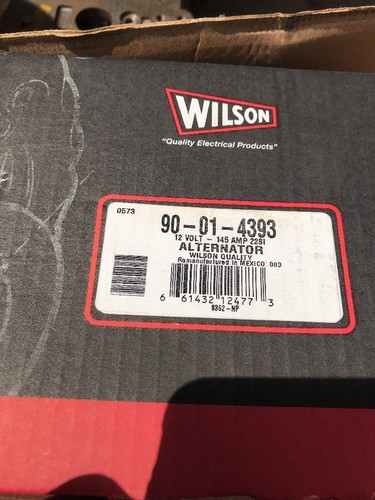 90-01-4393 Wilson Reman Alternator - Picture 11 of 11