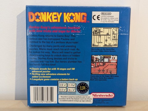 Donkey Kong Gameboy Original UK - sehr guter Zustand, verpackt und komplett - Top Zustand! - Bild 6 von 24