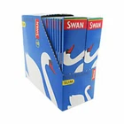 Full Box of 50 packs Swan Blue King Size Slim Cigarette Rolling Papers