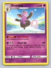 2017 Pokemon Card Crimson Invasion Grumpig 42/111