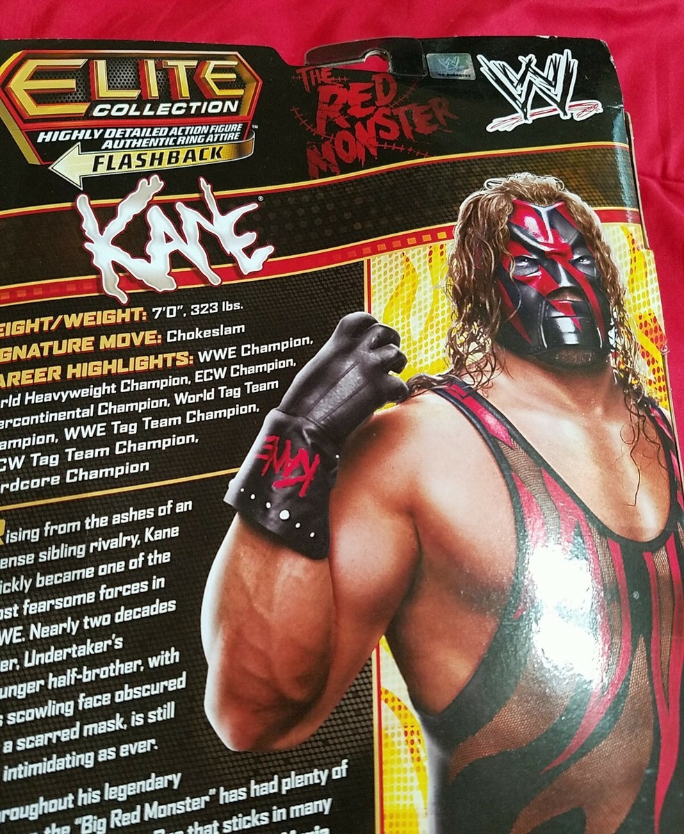 BRAND NEW Elite Ringside Exclusive Kane with Hardcore