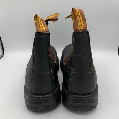 Blundstone 172 Boots Mens Size 9 Brown Leather Safety Steel  display picture 2
