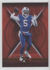 2017 Panini XR Red 271/299 Tyrod Taylor #13 0q1p