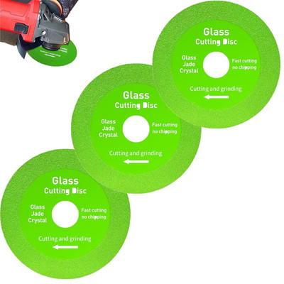 3 Stück Glas Schneidscheibe, 115X15X22,23 Mm Professionelle Diamant Schneidkling