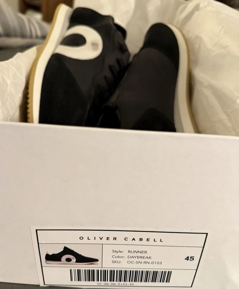 New In Box! Oliver Cabell Mens Daybreak Runner Sz 45/12 Made in Italy Runs Small - Image 3 of 4