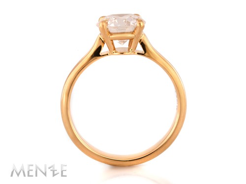Ring Solitär Diamant 750/- Gelbgold 1 Brillant 2,0 ct. LG RW56 by Menze (22919) - Bild 6 von 10