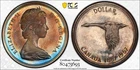 1967 Canada Silver Dollar PCGS PR67 Centennial Goose $1 KM70 - Toned! Stunning!