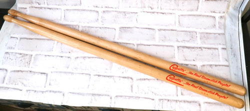 Vintage Giant 36" Cappella Drumsticks Music Store Display Advertising Sign Pair