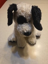 Animal Alley Plush 10" Puppy Dog White Black Spot Gund