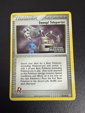 Pokémon TCG Swoop! Teleporter EX Team Rocket Returns 92 Reverse Holo Uncommon