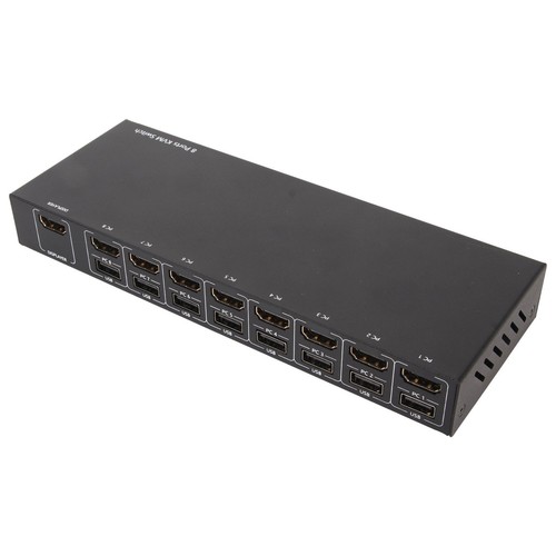 USB KVM Switch 8 Ports 4K 30Hz 3D 1080P DDC Function Remote Control HD KVM Sw FY - Afbeelding 2 van 22