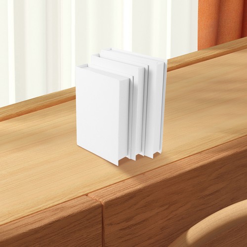 3 Stück Deko Buch Ornamente Fake Aufbewahrungsbox Blau Bücher Leinen - Bild 7 von 12