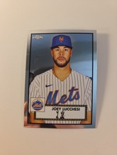 2021 Topps Chrome Platinum Anniversary Card #454 Joey Lucchesi New York Mets