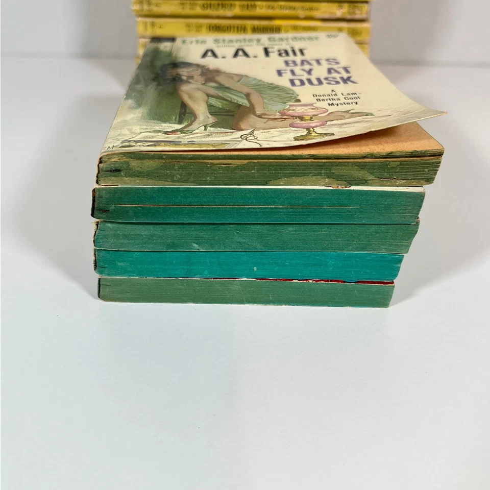 Vintage 1950s Erle Stanley Gardner Lot 15 Perry Mason - Fair, Worn Condition Foto 3 de 4