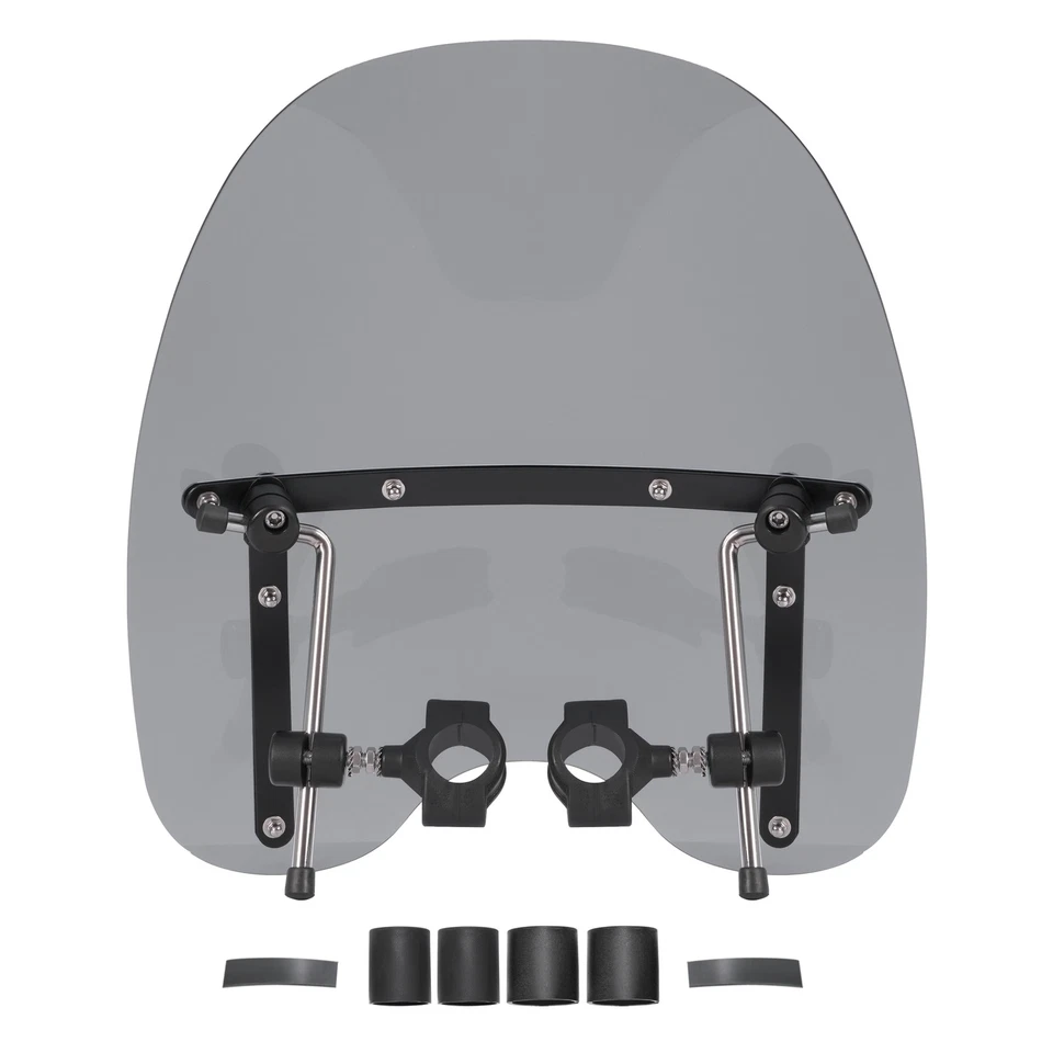 Tinted Windshield For Honda Magna Shadow 600 750 1100 Spirit Sabre VT C2 18"x16" - Image 3 of 4