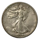 1934-S San Francisco Walking Liberty Silver Half 50c Extremely Fine XF+