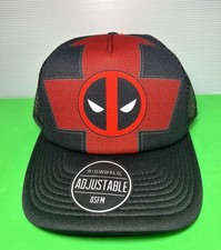 Bioworld Marvel Comics - DEADPOOL Logo Mesh Baseball Snapback Hat OSFM