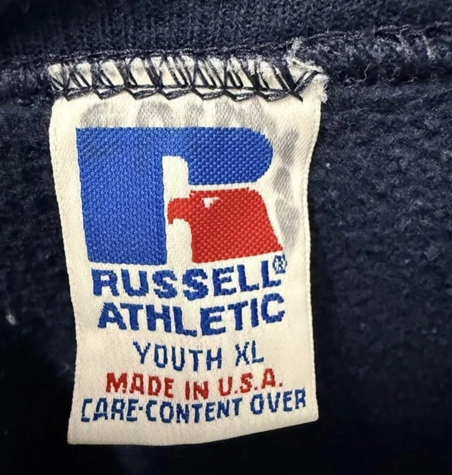 VINTAGE 90'S RUSSELL ATHLETIC PULLOVER YOUTH XL Foto 3 de 3