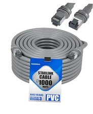 Fit for Starlink Extension Cable Compatible with Starlink Replacement 150FT